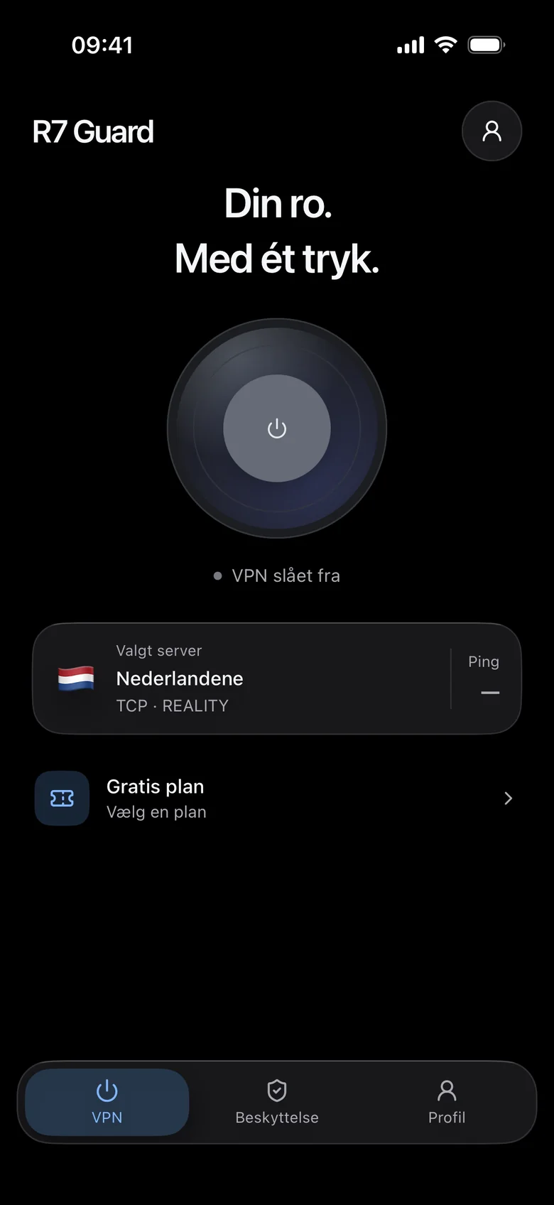 VPN er slået fra.