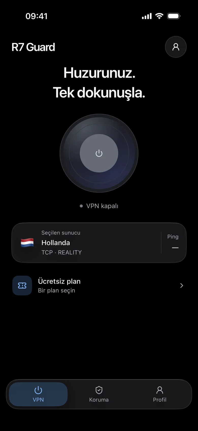 VPN kapalı.